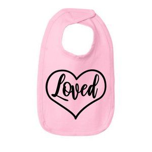 Loved Baby Bib